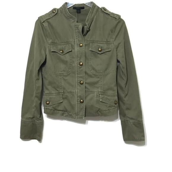 Express Jackets & Blazers - Express Olive Green Military Jacket M